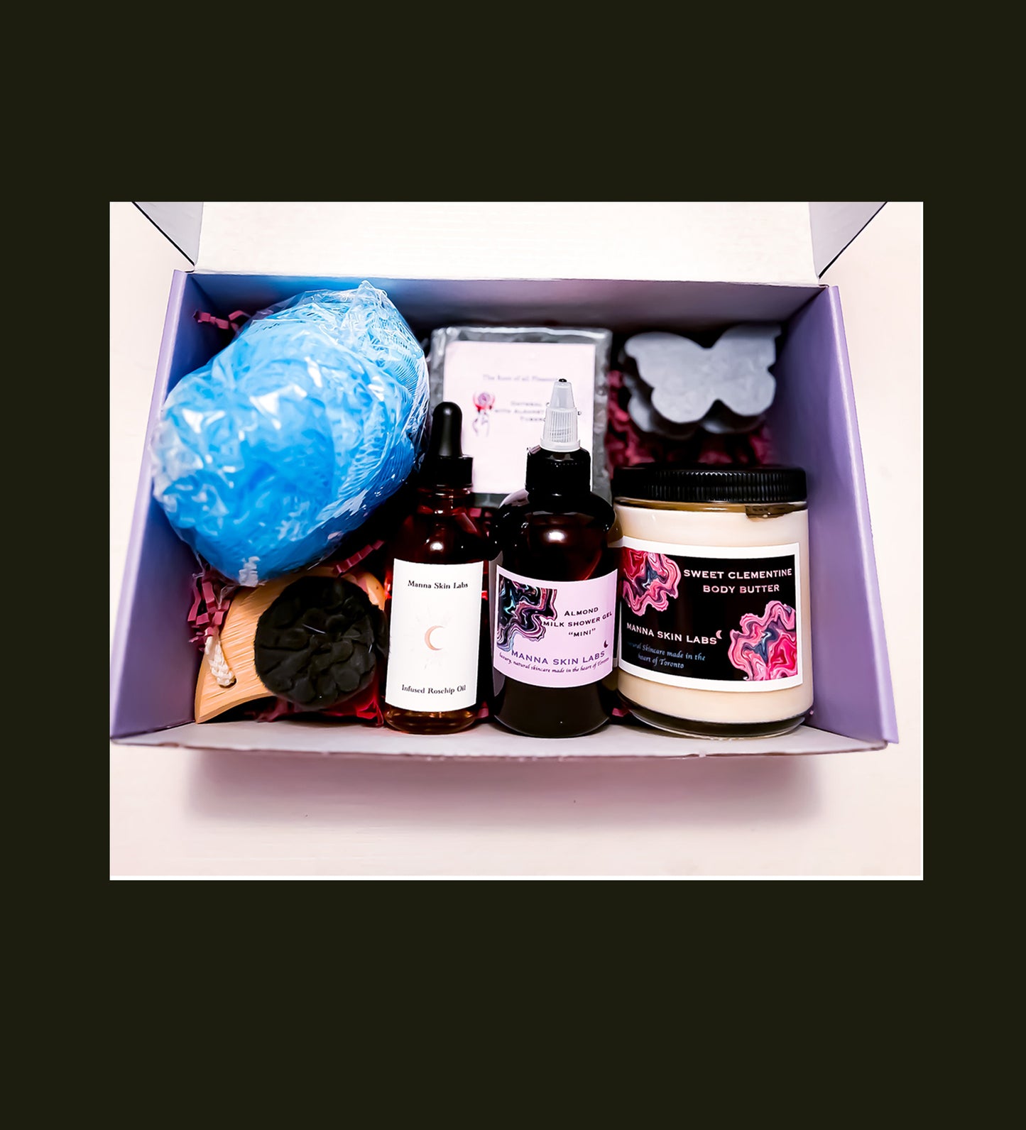 Spring Spa Kit, Natural Skincare, Face Oil, Rosehip Oil, Body Butter, Shower Gel, Toxic Free, Eco-Friendly, Gifts for Women, Made-to-Order,