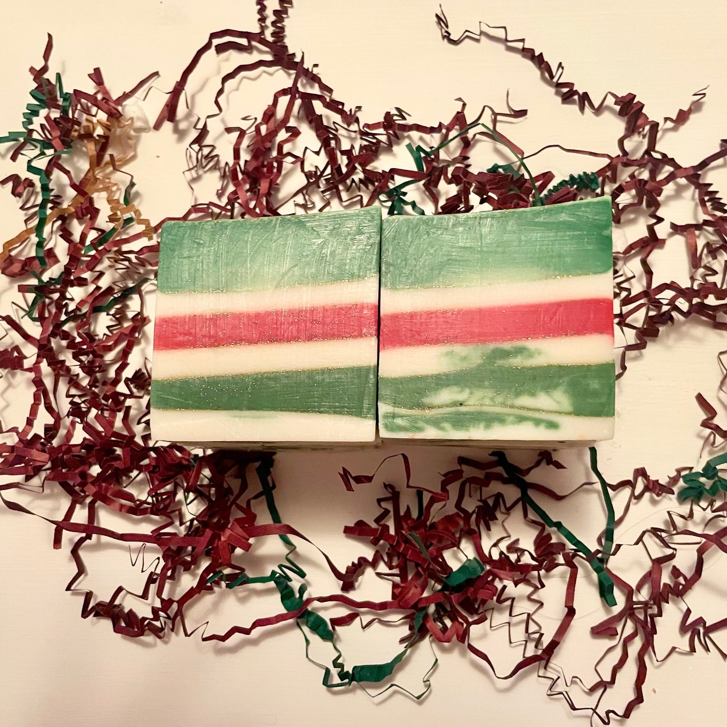 Layered Christmas Soap